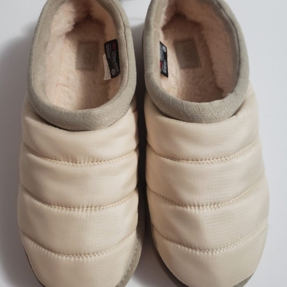 UGG Cream and Tan Quilted Slip-Ons main image 8